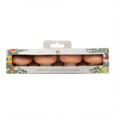 Woodland Mushroom Place Card Holders - 4 Pack