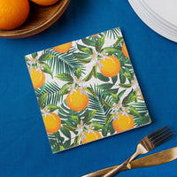Tropical Palm Orange Napkins