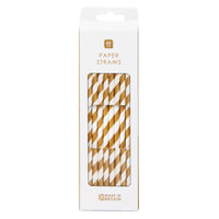 Mix & Match Gold Straws