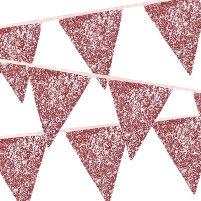 Pink Glitter Bunting - 3m