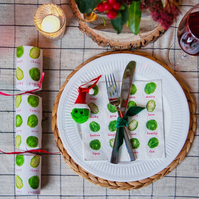 Brussels Sprout Recyclable Napkins - 20 Pack