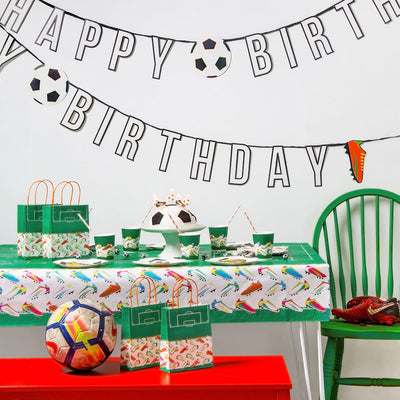 Recyclable Football Birthday Decoration - 3m