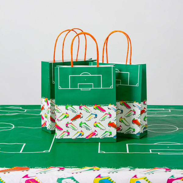 Recyclable Football Party Bags - 8 Pack