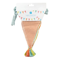 Pastel Fabric Bunting, 3m