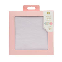 Pastel Napkins - 20 Pack