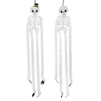 Halloween Skeleton Paper Honeycomb Hanging Decorations - 2 Pack