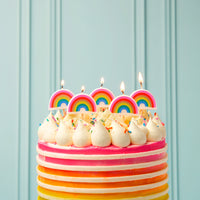 Rainbow Brights Rainbow Shaped Candles