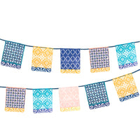 Moroccan Souk Blue Paper Garland - 3m