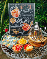Tropical Palm Orange Napkins