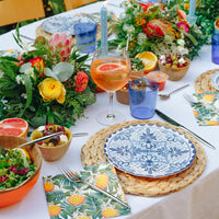 Tropical Palm Orange Napkins