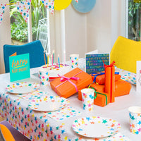 Birthday Brights Rainbow Star Cups
