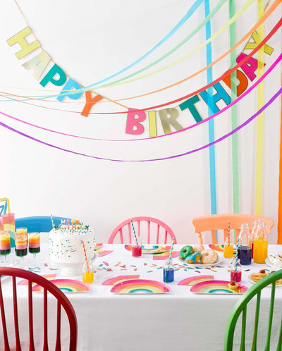 Birthday Brights Rainbow Happy Birthday Garland | 300cm