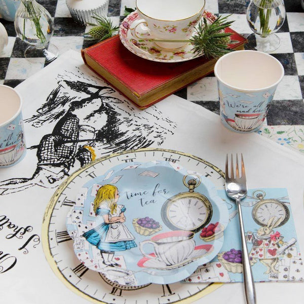 Truly Alice Blue Cocktail Napkins - Talking Tables UK Public