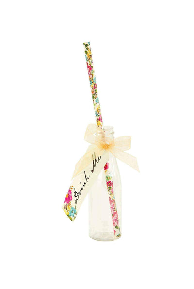 Alice in Wonderland Party Bottles & Straws