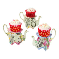 truly alice teapot cake stands 6pk 1 - Talking Tables