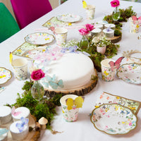 Fairy & Butterfly Scalloped Edge Paper Plates