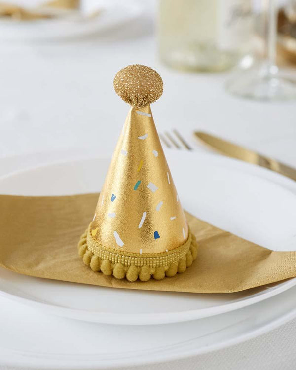 Luxe Gold Mini Hat
