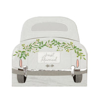 Botanical Bride Car Shaped Napkins