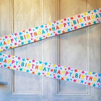 Bright Star Happy Birthday Banners - 2 Pack