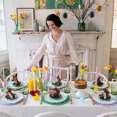 Easter tablescape, how to lay an Easter table