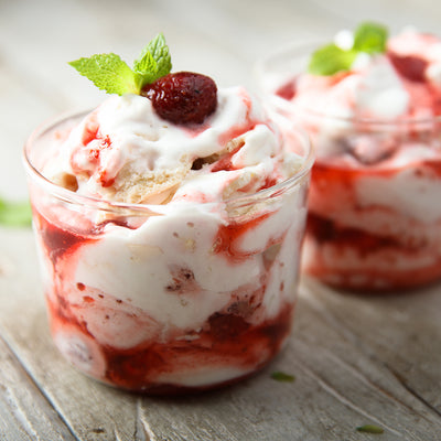 Summer Strawberries - Eaton Mess Ice-cream Recipe - Talking Tables UK Public