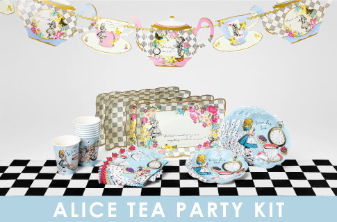 Truly Alice Tea Party Tableware and Decoration - Talking Tables