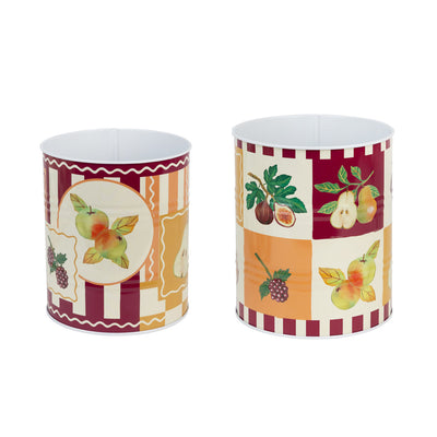 Autumn Icons Recyclable Storage Tins - 2 Pack