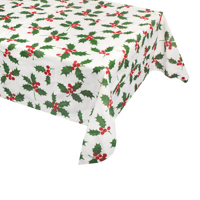Extra Large Luxury Paper Holly Table Cover