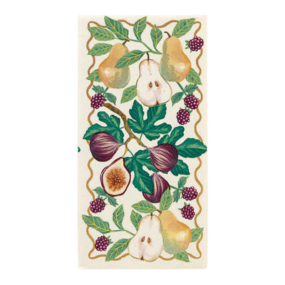 Autumnal Fruit Long Lunch Paper Napkins - 16 Pack