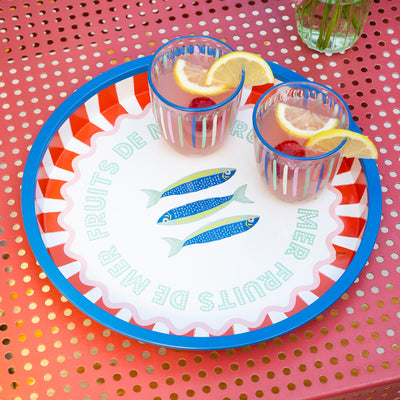 Fish Tin Tray - 30cm