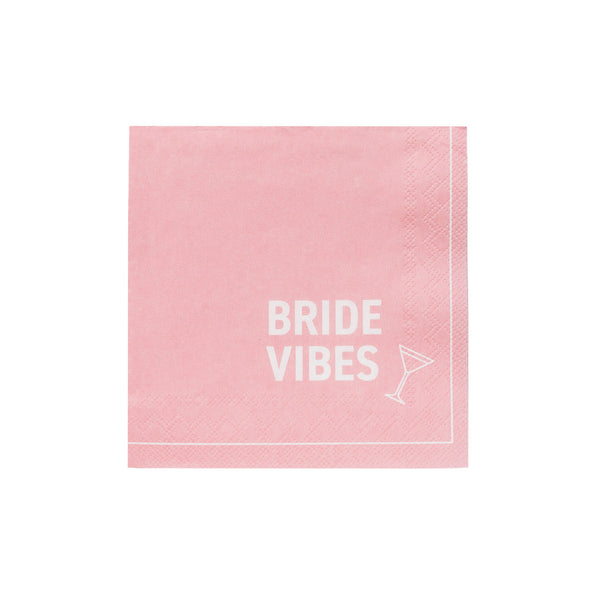 Bridal Pink Paper Cocktail Napkins - 20 Pack