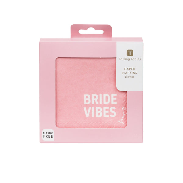 Bridal Pink Paper Cocktail Napkins - 20 Pack
