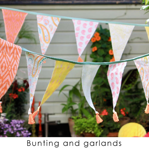 Bunting and garland collection | UK public Talking Tables