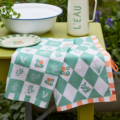 Herb Fabric Tea Towels - 2 Pack