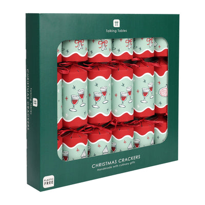 Bon Noel Icons Green Christmas Crackers – 6 Pack