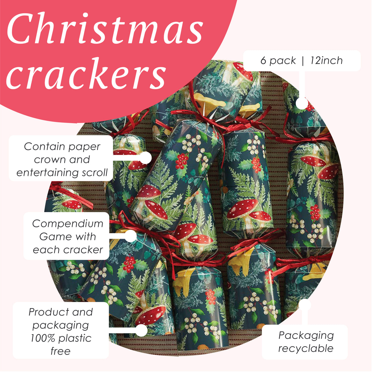 6 stuks kinderen kerstkrackers luxe met novelty cadeautjes feesthoeden voor kinderen, Kerstmis familie crackers Kerstman bouwsteen kerstfeest 6 stuks kinderen kerstkrackers luxe met novelty cadeautjes feesthoeden voor kinderen, Kerstmis familie crackers Kerstman bouwsteen kerstfeest