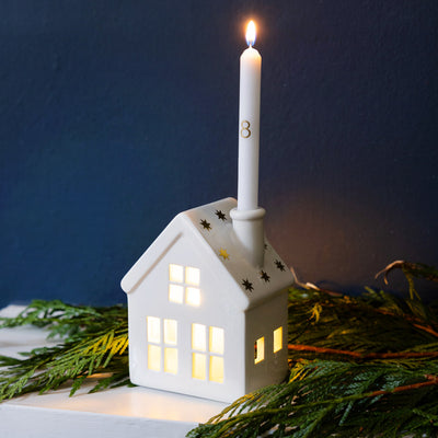 House & Christmas Advent Candle Kit