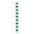 Green Stripe Dinner Candle