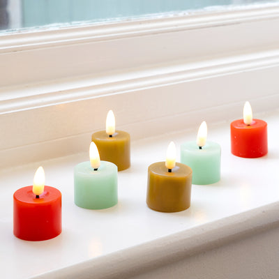 Gold Flameless LED Wax Tealight Candle