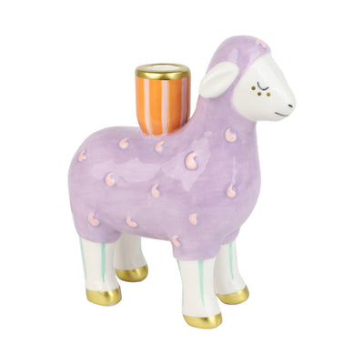Lamb Ceramic Candle Holder