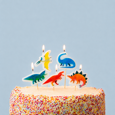 Party Dinosaur Candles