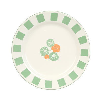 Nasturtium Enamel Plate - 20cm