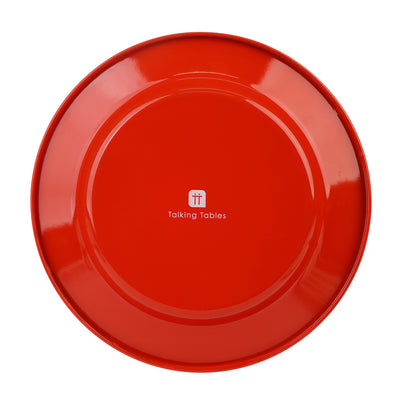 Tomato Green Enamel Plate - 25cm