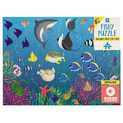 Underwater Fish Puzzle for Kids - 100 Pieces