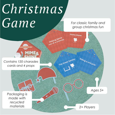 Santa Mime & Shine Charades Christmas Game