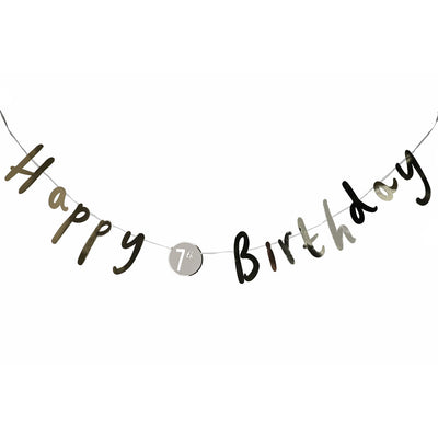 Customisable Happy Birthday Garland - 3m