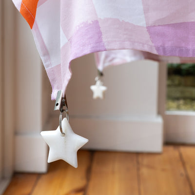 Marble Star Table Cover Weights - 4 Pack
