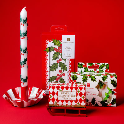General Knowledge Trivia Christmas Mini Sleigh - 6.5cm