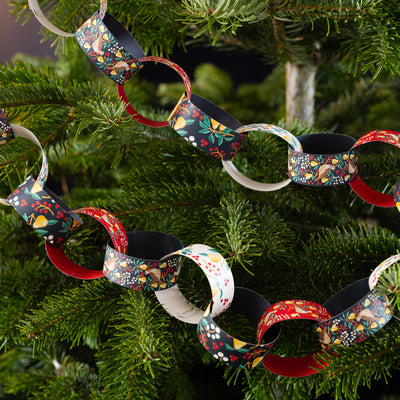 Partridge & Pear Paper Chains - 100 Pack