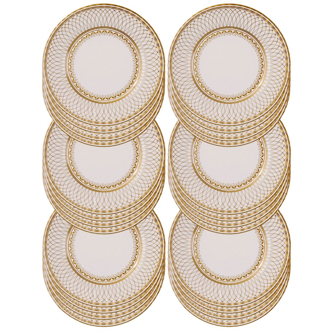Vintage Gold Large Paper Plates - 24 Pack – Talking Tables UK Public